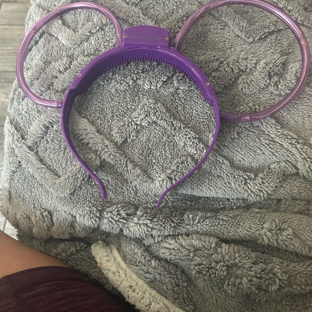 Disney Purple Mouse Ears Headband